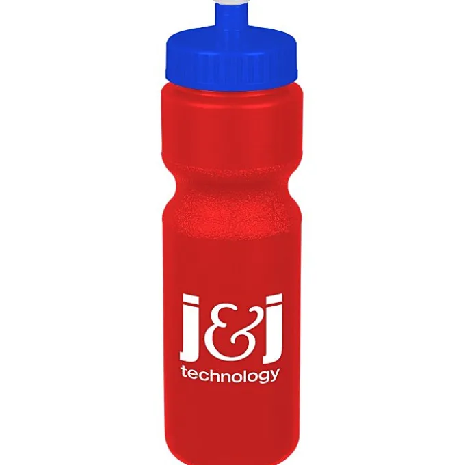 Sport Bottle with Push Pull Lid - 28 oz - Colors