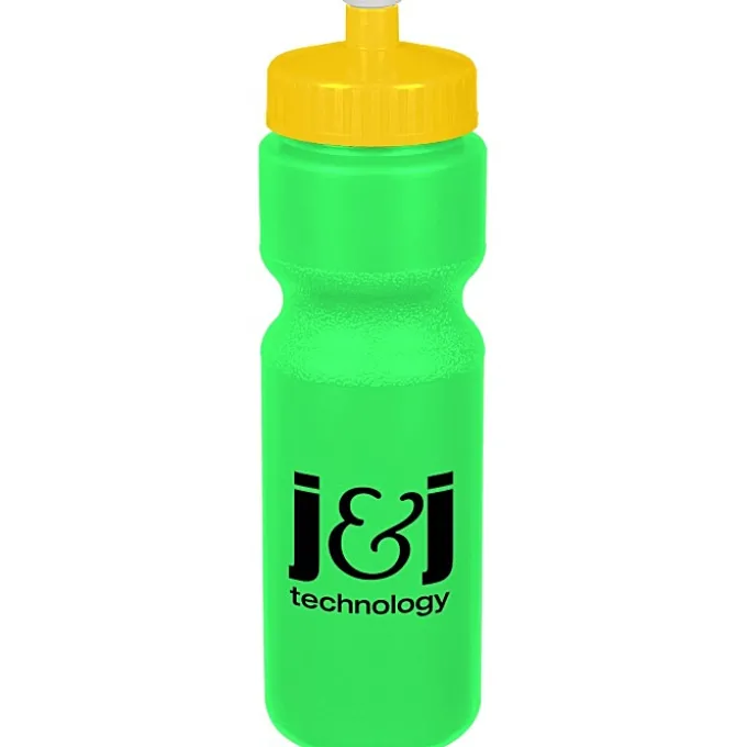 Sport Bottle with Push Pull Lid - 28 oz - Colors