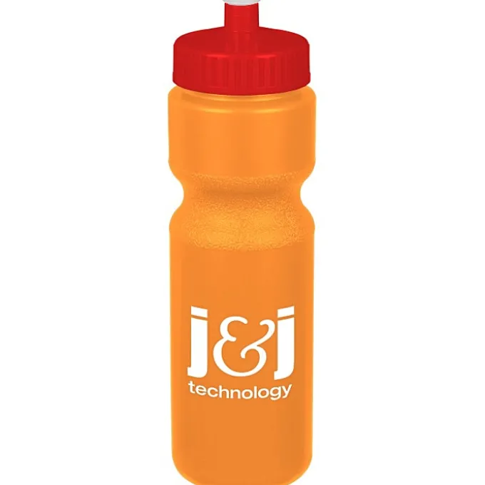 Sport Bottle with Push Pull Lid - 28 oz - Colors