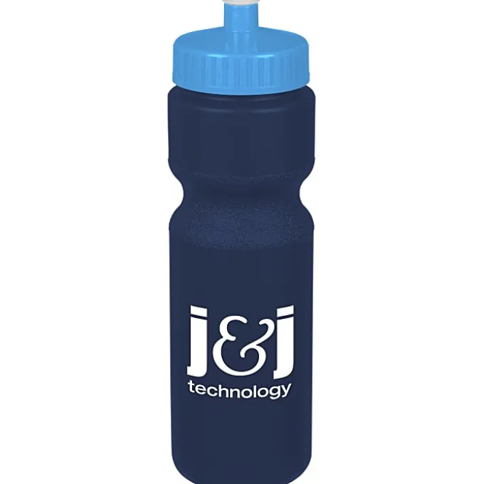 Sport Bottle with Push Pull Lid - 28 oz - Colors