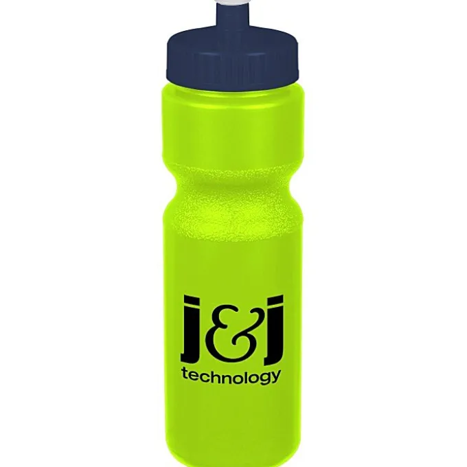 Sport Bottle with Push Pull Lid - 28 oz - Colors