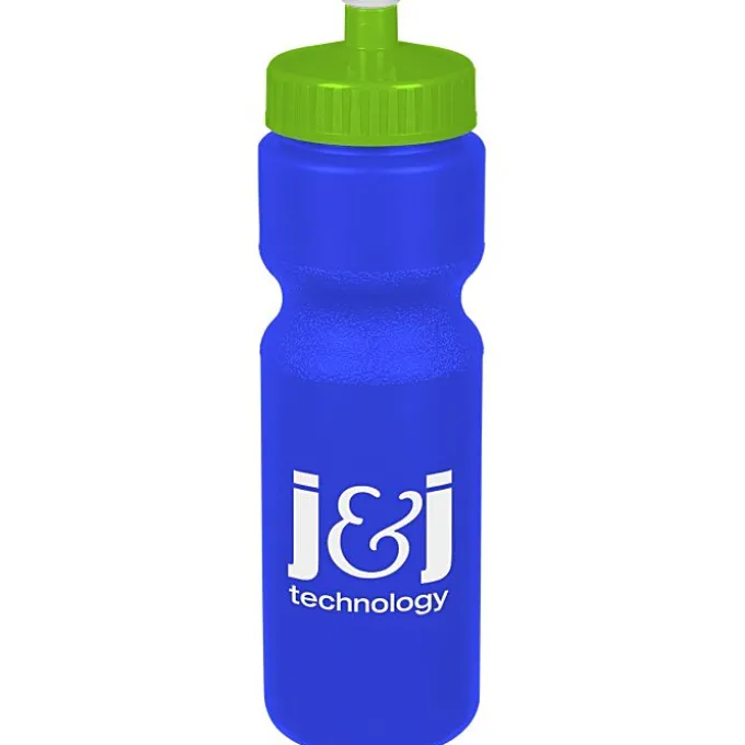Sport Bottle with Push Pull Lid - 28 oz - Colors