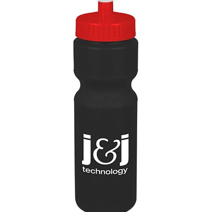 Sport Bottle with Push Pull Lid - 28 oz - Colors