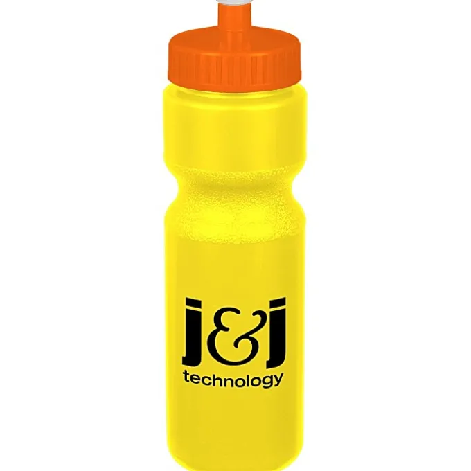 Sport Bottle with Push Pull Lid - 28 oz - Colors