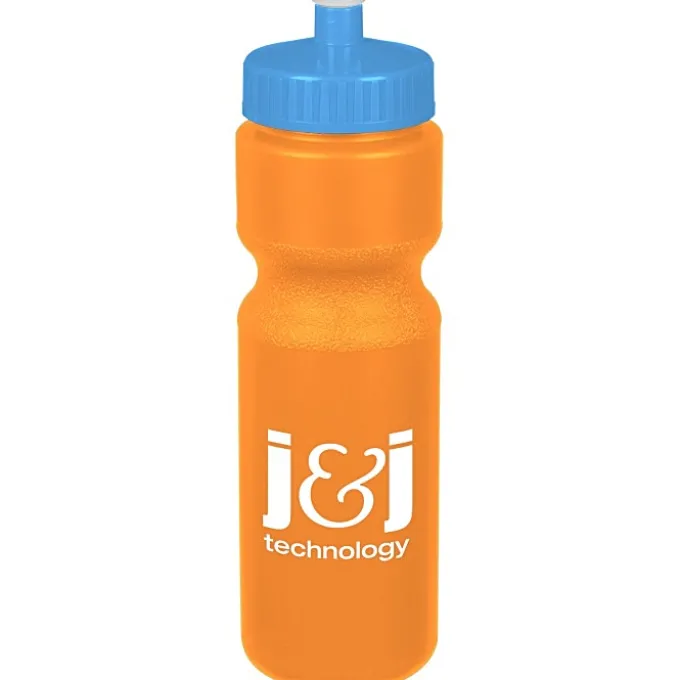 Sport Bottle with Push Pull Lid - 28 oz - Colors
