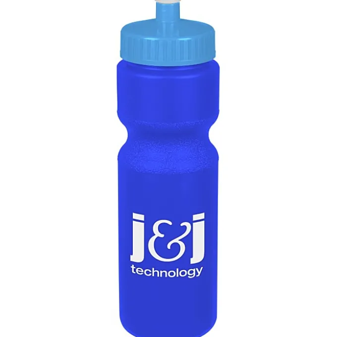 Sport Bottle with Push Pull Lid - 28 oz - Colors