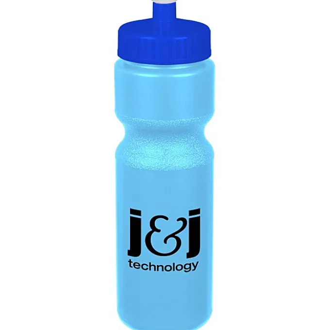 Sport Bottle with Push Pull Lid - 28 oz - Colors