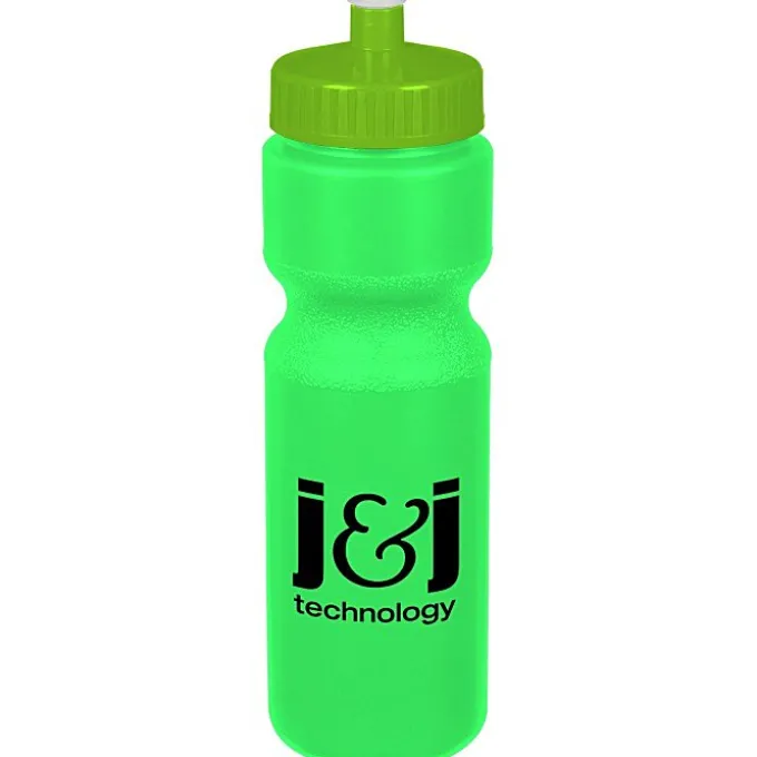 Sport Bottle with Push Pull Lid - 28 oz - Colors
