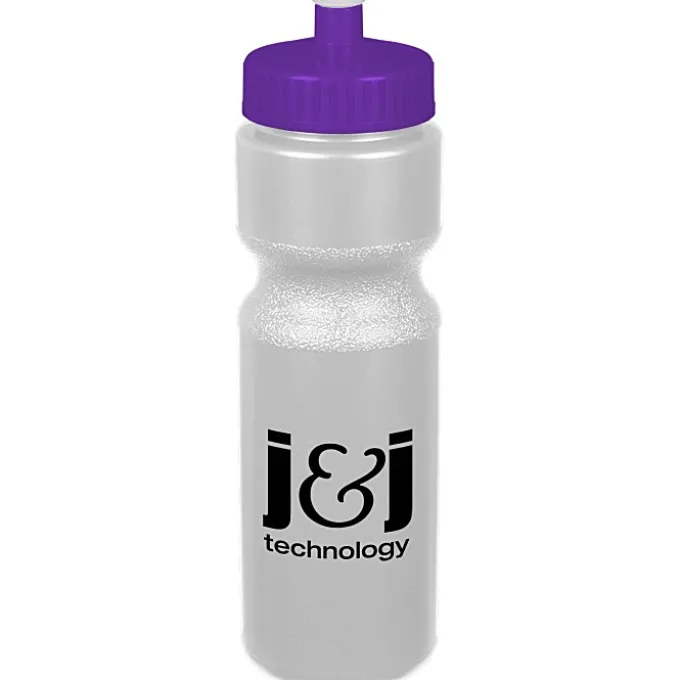 Sport Bottle with Push Pull Lid - 28 oz - Colors