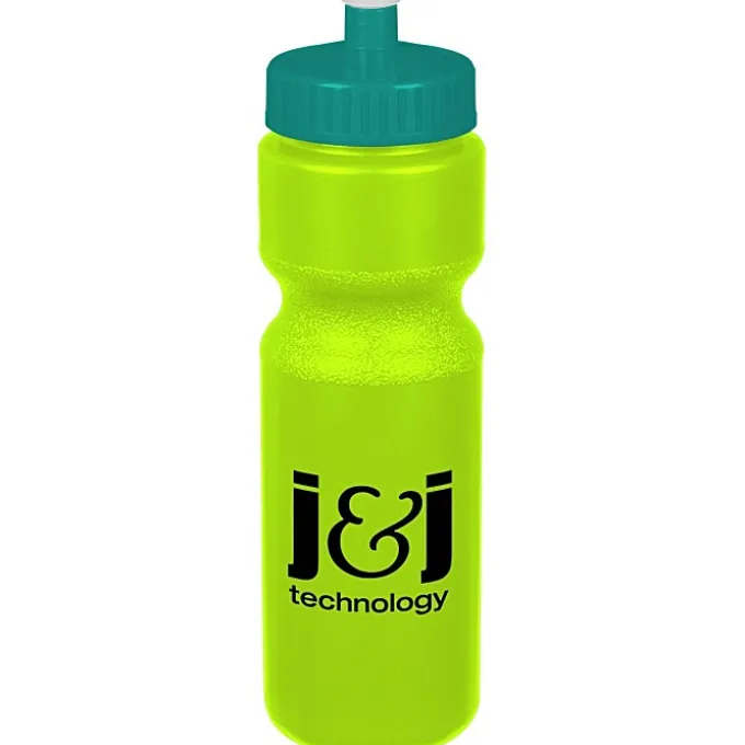 Sport Bottle with Push Pull Lid - 28 oz - Colors