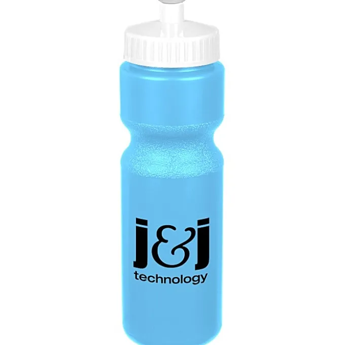 Sport Bottle with Push Pull Lid - 28 oz - Colors