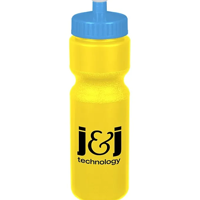 Sport Bottle with Push Pull Lid - 28 oz - Colors