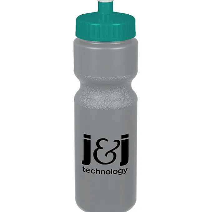 Sport Bottle with Push Pull Lid - 28 oz - Colors