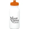 Sport Bottle with Push Pull Lid - 20 oz - White
