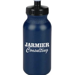 Sport Bottle with Push Pull Lid - 20 oz - Metallic