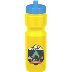 Sport Bottle with Push Pull Lid - 28 oz - Colors - Full Color