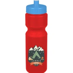 Sport Bottle with Push Pull Lid - 28 oz - Colors - Full Color