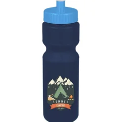 Sport Bottle with Push Pull Lid - 28 oz - Colors - Full Color