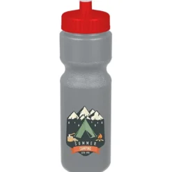 Sport Bottle with Push Pull Lid - 28 oz - Colors - Full Color
