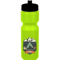 Sport Bottle with Push Pull Lid - 28 oz - Colors - Full Color