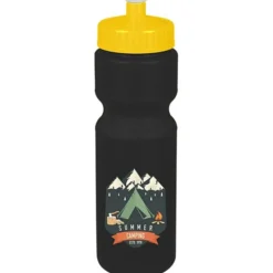 Sport Bottle with Push Pull Lid - 28 oz - Colors - Full Color