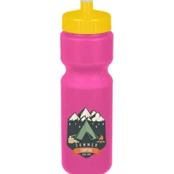 Sport Bottle with Push Pull Lid - 28 oz - Colors - Full Color