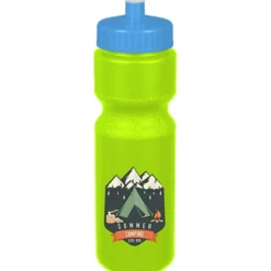 Sport Bottle with Push Pull Lid - 28 oz - Colors - Full Color