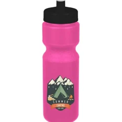Sport Bottle with Push Pull Lid - 28 oz - Colors - Full Color