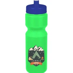 Sport Bottle with Push Pull Lid - 28 oz - Colors - Full Color
