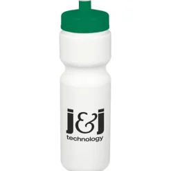 Sport Bottle with Push Pull Lid - 28 oz - White