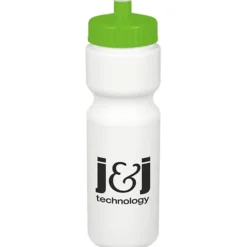 Sport Bottle with Push Pull Lid - 28 oz - White