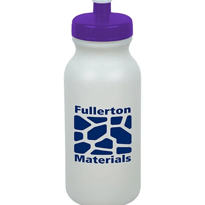 Sport Bottle with Push Pull Lid - 20 oz - Glow in Dark