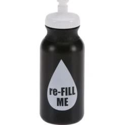Sport Bottle with Push Pull Lid - 20 oz - Colors - Fill Me
