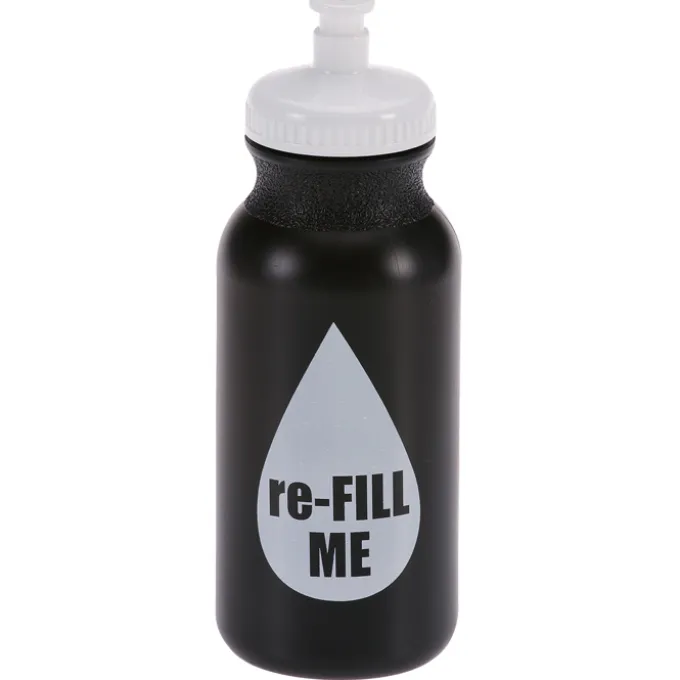 Sport Bottle with Push Pull Lid - 20 oz - Colors - Fill Me