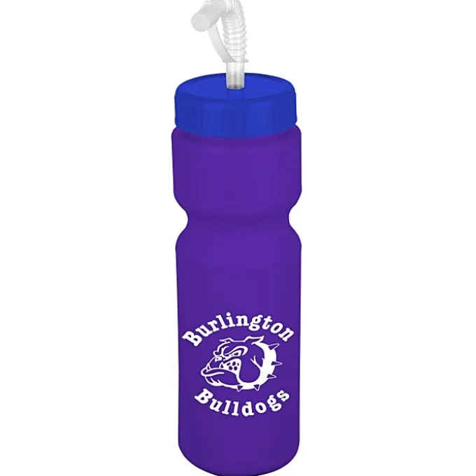 Sport Bottle with Straw Lid - 28 oz - Colors