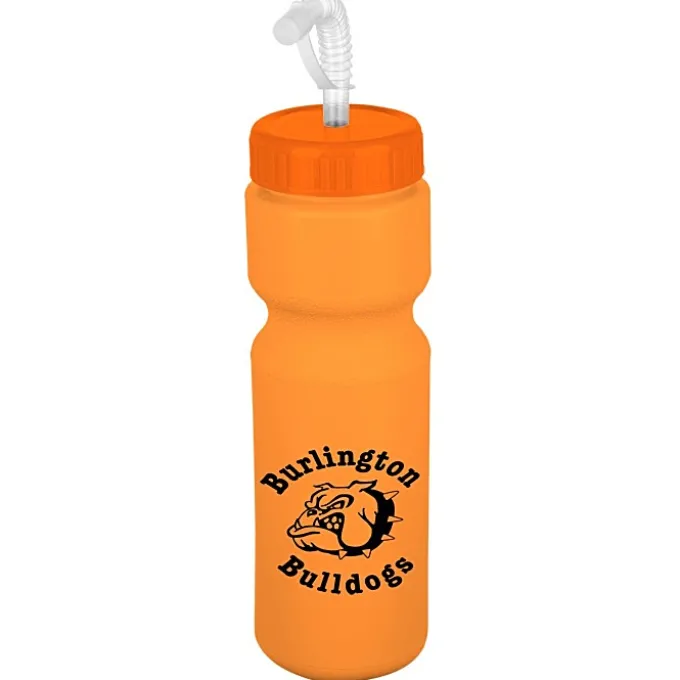 Sport Bottle with Straw Lid - 28 oz - Colors