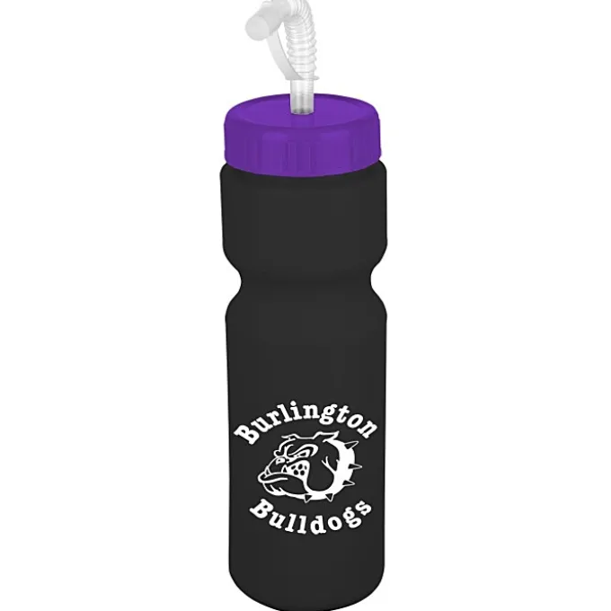 Sport Bottle with Straw Lid - 28 oz - Colors
