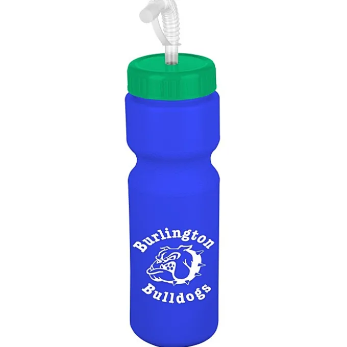 Sport Bottle with Straw Lid - 28 oz - Colors