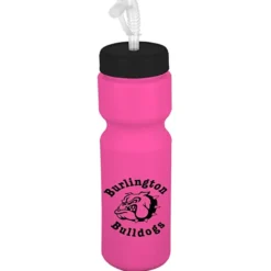 Sport Bottle with Straw Lid - 28 oz - Colors