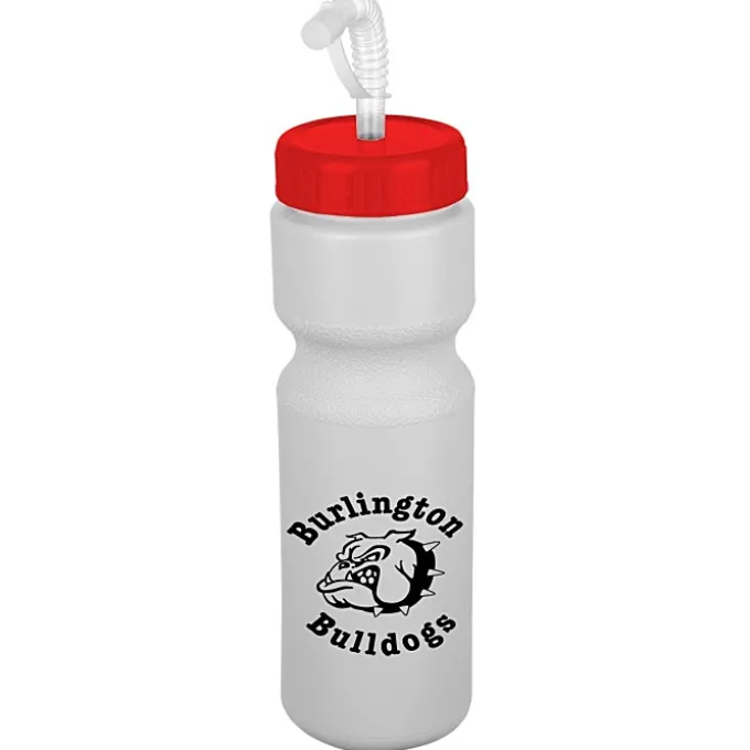 Sport Bottle with Straw Lid - 28 oz - Colors