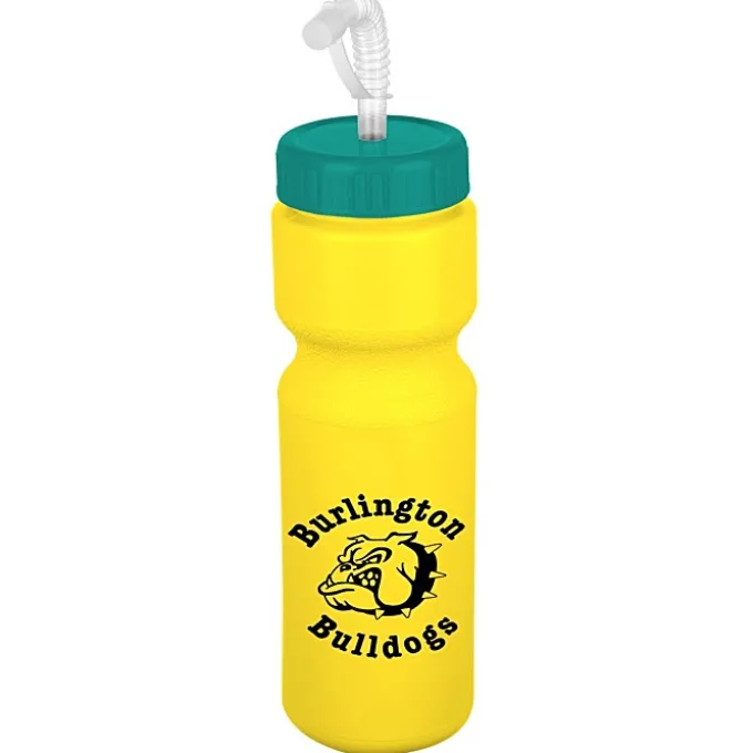 Sport Bottle with Straw Lid - 28 oz - Colors