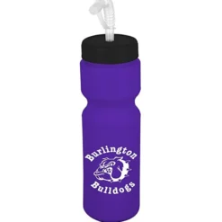 Sport Bottle with Straw Lid - 28 oz - Colors