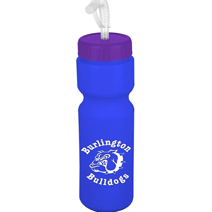 Sport Bottle with Straw Lid - 28 oz - Colors