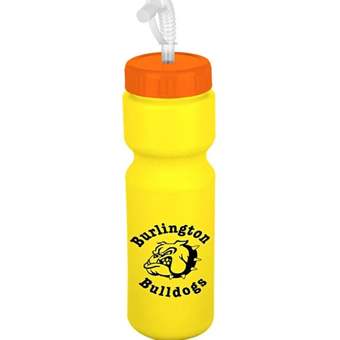 Sport Bottle with Straw Lid - 28 oz - Colors