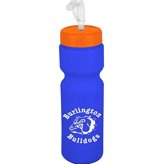 Sport Bottle with Straw Lid - 28 oz - Colors