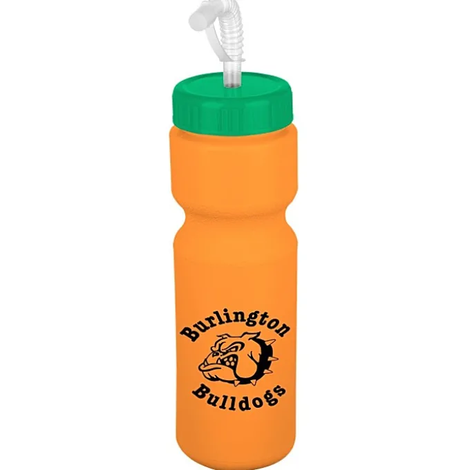 Sport Bottle with Straw Lid - 28 oz - Colors