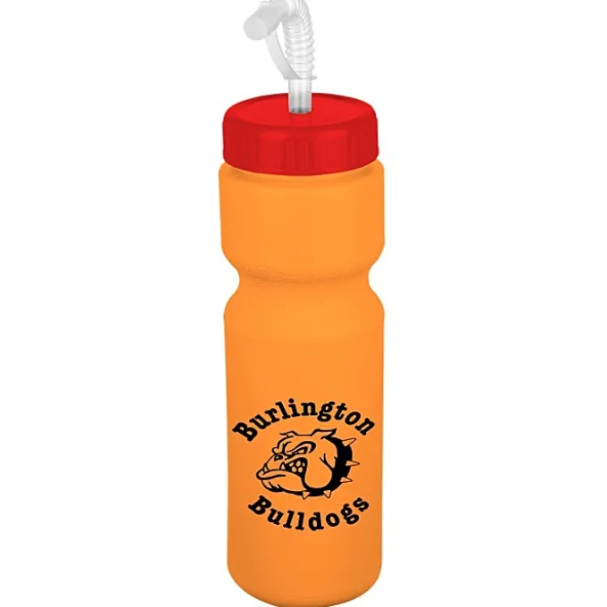 Sport Bottle with Straw Lid - 28 oz - Colors