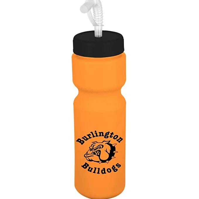 Sport Bottle with Straw Lid - 28 oz - Colors