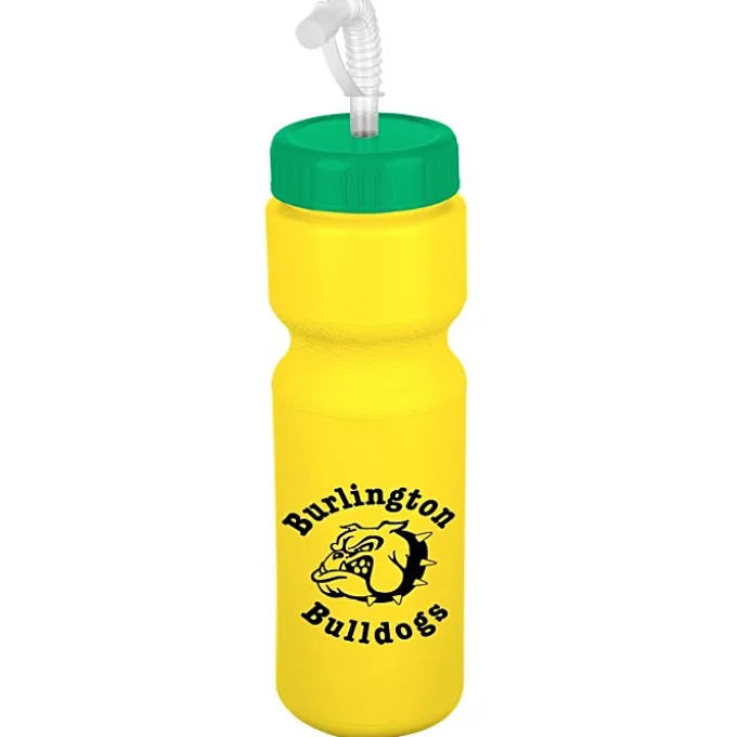 Sport Bottle with Straw Lid - 28 oz - Colors