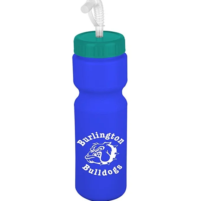 Sport Bottle with Straw Lid - 28 oz - Colors